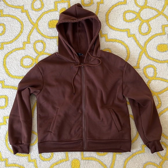 NWOT Full Zip Sweatshirt. Sz L - Picture 1 of 4